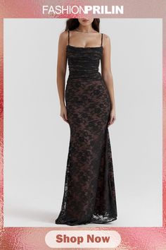 Elevate your wardrobe with this vintage-inspired two-piece lace dress set that exudes timeless sophistication. The set includes a floral lace sleeveless maxi dress featuring delicate spaghetti straps, a ruched waist that enhances your figure, and a graceful fishtail cut that flows elegantly. Paired with a cropped long-sleeve lace shrug, this ensemble is perfect for formal events or special occasions. The lace-up back allows for a customizable fit, adding versatility to the look. Style with neutral sandals for a polished, elegant appearance, or wear the pieces separately for varied styling options.
#fashionstyle #fashionInspo #ootd #style #trendy #outfit #trendyfashion #dress #dresses #eveningdress Lace Capelet, Capelet Dress, Black Lace Maxi Dress, Socialite Style, White Lace Maxi Dress, Prom Dress Inspo, White Lace Maxi, Formal Occasion Dress, Prom 2024