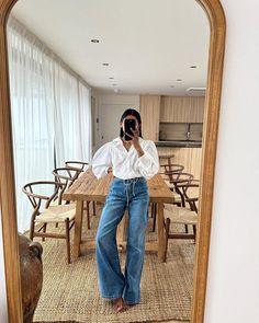 Sincerely Jules Style 2024, Spring Summer 2025, Cute Jeans Outfit, Blue Jeans Outfit, Blue Jean Outfits, Jeans Outfit Women, Jeans Outfit Summer, Feminine Top, Jeans Outfits