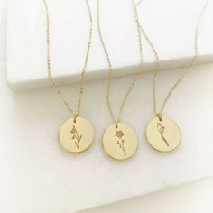 Minimalist Birth Flower Necklaces, Rose Gold Birth Flower Necklace For Mom, Minimalist Birth Flower Charm Necklace With Initial Pendant, Minimalist Birth Flower Initial Pendant Charm Necklace, Minimalist Initial Pendant Charm Necklace With Birth Flower, Minimalist Birth Flower Charm Necklace For Mom, Minimalist Birth Flower Initial Pendant Necklace, Mother's Day Dainty Flower Necklaces, Rose Gold Birth Flower Charm Necklaces