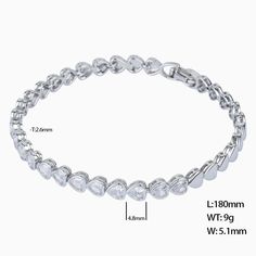 These Lucky Charm Bracelets are exquisitely crafted from 24K white gold plated for a luxuriously polished look. With ultra-sparkling crystals, these bracelets are sure to add a touch of elegance to any look. They make the perfect gift for any occasion, especially Mother's Day.