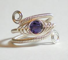 Bead Wire Wrapping, Elegant Metal Wire Wrapped Rings, Oval Wire Wrapped Rings As Gifts, Adjustable Wire Wrapped Metal Ring, Wire Wrapped Rings Intricate, Gold Wire Wrapped Spiritual Ring, Diy Wire Jewelry Rings, Wire Jewelry Patterns, Wire Jewelry Rings