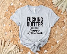 Funny Retirement Shirt, Happy Retirement T shirt, Retirement Party Shirts, Retired 2022 Shirt, Funny Retired Shirt, Gift for Retired All sales are final, no EXCHANGE or RETURN. The shirts are UNISEX (run big), so, please check the size chart before ordering ⭐⭐ Product Description ⭐⭐ - This is a DTG (Direct to Garment) print, not Vinyl or sublimation. The design is printed direct on the shirt with garment ink. Unisex Crew Neck Shirts - The brand for our unisex crew neck shirts is Bella Canvas. ⭐⭐ Retirement T Shirts Funny, Funny Retirement Shirts For Men, Retirement Shirts For Women Funny, Retired Tshirt Ideas, Retirement Tshirts Women, Teacher Retirement Shirt, Retirement Shirt Ideas, Funny Retirement Shirts, Retired Teacher Shirts