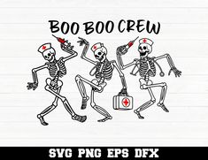 the skeleton doctors are dancing together