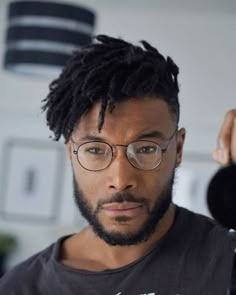 Killmonger Hair, Dreadlocks Man, Dread Hairstyles For Men, Afro Hairstyles Men, Black Hair Cuts, New Natural Hairstyles