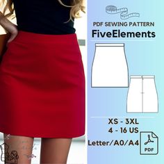 Linen Skirt PDF Sewing Pattern Women Wool Skirt Easy Pattern Casual Simple Skirt  Shop Bundle: https://www.etsy.com/listing/1780689029/whole-shop-bundle-sewing-pattern-blouses Sizes: US Size 4  - 16            EU Size XS - 3XL Sewing Pattern instructions language: English Print size: - A0 pattern files                    - A4 pattern files                    - US LETTER pattern files (For different print sizes please contact me and I will be more than happy to help. Just send me a message). Pattern specifications: PDF Pattern, PDF Instructions, Size Specifications, Cut Instructions, and more... Cloth Specs: office skirt, wool skirt, casual skirt, secretary skirt, a line skirt, midi skirt, women linen skirt. Material: Cotton, Cotton + Polyester, Linen, Nylon, Wool, Linen, Linen + Cotton. Cr Pencil Skirt Pattern Sewing, Sewing Pattern Women, Pattern Blouses, Pencil Skirt Pattern, Simple Skirt, Office Skirt, Skirt Patterns Sewing, Womens Sewing Patterns, Sewing Skirts