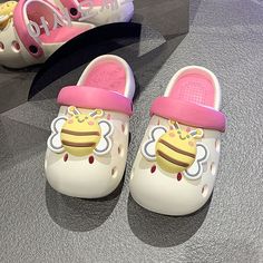 Material: EVAFeatures: Garden Clog, solid color, cute little bee design, slip-on, unisex, Style: Casual, college