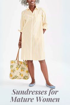 Explore sundresses for mature women that are both fashionable and flattering. With stylish summer dresses for women over 50, you'll find the perfect dress for every occasion. From elegant to casual sundresses for mature ladies, these options offer comfort and style. Discover the best flattering sundresses for older women that fit your unique style and keep you looking fabulous, whether you're attending a casual outing or special event. Cute Sundresses, Sun Dress Casual, Dresses Yellow, Sundresses Women, Long Sundress, American Samoa, Pacific Islands, White Long Sleeve Dress, Marshall Islands