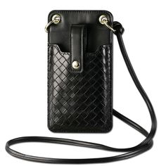 Stay stylish and organized with the Reiko Leather Crossbody Phone Wallet, designed to keep your essentials secure while on the go. This versatile 7.0-inch purse offers ample storage space for your phone, cards, cash, and small items, all in a compact, hands-free design. Perfect for everyday use or travel, it combines functionality with a sleek look, making it a great accessory for any occasion. Trendy Black Phone Bag For Office, Black Rectangular Phone Bag For Office, Black Functional Wallet For Everyday Use, Rectangular Phone Bag With Card Slots For On-the-go, Functional Black Wallet For Everyday Use, Functional Black Wallet For Daily Use, Black Leather Portable Phone Bag, Black Leather Phone Bag, Black Rfid Blocking Bags For On-the-go