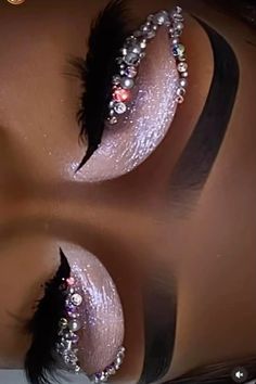 Bling Makeup, Natural Glam Makeup, Party Makeup Looks, Glam Makeup Look, Makeup Eye Looks, Makeup Looks Tutorial