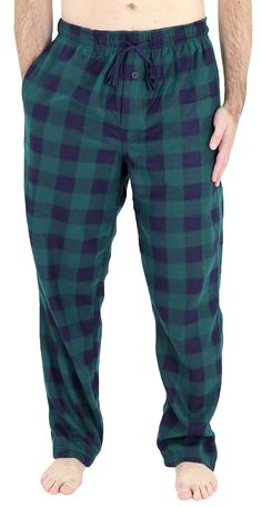 PRICES MAY VARY. · THE COMFIEST MEN’S PAJAMA BOTTOMS TO SLEEP INTO: Update your old pajamas with the most practical pajama pants that are extremely comfortable to wear in and out of bed. Ultra soft to the touch, roomy and stylish, these long pajama bottoms are perfect for sleeping or lounging in comfort! · VALUE PACK OF 2 SLEEP PANTS YOU WON’T STOP WEARING: With two pajama pants of different style but exact same quality per pack, you will always have a spare pair to wear, even when the one is in Green Buffalo Plaid, Fleece Pajama Pants, Fleece Pajamas, Pajama Pant, Sleep Pants, Mens Fleece, Pajama Bottoms, Mens Pajamas, Pajama Top