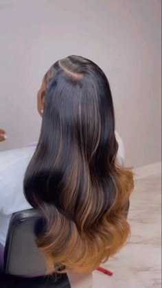 French Tip Nail Ideas Black Women, Graduation Wig Hairstyles With Cap, Quick Weave Color Ideas, Up Half Down Hairstyles Weave, Colored Sew In, Quick Weave With Color, Big Curls Black Women, Quick Weave Hairstyles, Protective Hairstyles Braids