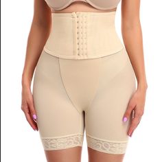 This sheer double compression shaper is made from a breathable fabric, providing comfort when worn and support with lifting your butt. This high waist shaper is designed with the new 360 Omni hip wrapping pads, which adds volume to both the butt and hips. This shaper also features an attached adjustable waist cincher to support with shaping and trimming down your waistline. Colors: Black & Beige Material: 90% polyester 10% spandex Double Compression Hook closure Hip Pads Thigh Trimmer Update: Th Hip Pads, Instant Lifts, Waist Shapers, Hip Lifts, Waist Cincher, Women's Shapewear, Body Shapers, Shapewear, Breathable Fabric