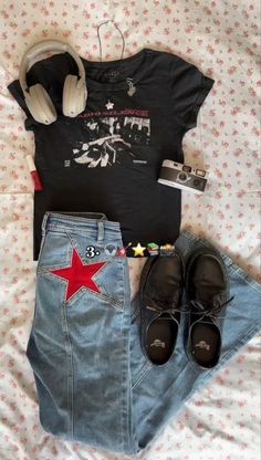 Neue Outfits, Chuck Norris, Swaggy Outfits, Soft Grunge, 가을 패션, Really Cute Outfits, Retro Outfits, Dream Clothes