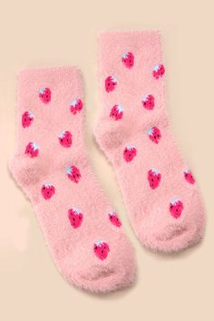 Warm Chinlon Soft Fleece Fuzzy Socks, made from soft chinlon fabric and lined with plush fleece, these socks offer luxurious warmth and comfort with every step. Whether you're lounging at home, curled up with a book, or keeping your feet toasty in bed, these fuzzy socks provide the perfect combination of softness and insulation. Chinlon fabric's smooth and soft texture makes it ideal for delicate undergarments. Stretchability and flexibility: Chinlon's elasticity provides a comfortable fit witho Comfortable Soft Pink Socks, Super Soft Pink Socks, Comfy Warm Pink Socks, Super Soft Comfortable Pink Socks, Comfortable Super Soft Pink Socks, Soft Pink Socks For Winter, Comfy Pink Winter Socks, Comfy Pink Socks For Stocking Stuffers, Comfy Snug Pink Socks