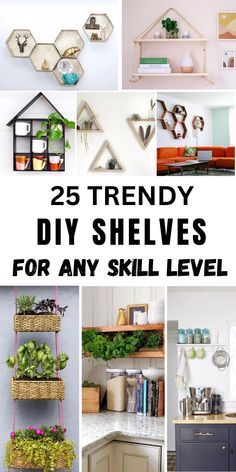 25 trendy diy shelves for any skill level