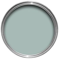 the paint is light blue and it looks like it could be used in an interior or exterior painting project