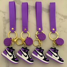 $20 Each Sneaker Party Favors, Jordan Keychains, Sneaker Party, Jordan Year, Sweet 16th Birthday, Sneaker Ball, 15 Birthday, Pretty Shoes Sneakers, Purple Sneakers