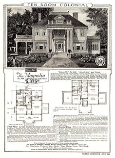 an old house is featured in this advertisement for the magnanita home, which was built