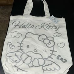 Forever21 Hello Kitty Canvas Tote Brand New With Tags Birthday Shopping List, Forever 21 Hello Kitty, Hello Kitty Tote Bag, Hello Kitty Tote, Hello Kitty Canvas, Tote Bag Ideas, Forever 21 Bags, Outfits I Would Wear, Plush Backpack