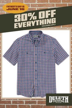 A shirt so mellow and comfortable, it’ll become your favorite place to unwind. Summer Plaid Shirt For Casual Gatherings, Casual Outdoor Cotton Tops, Casual Cotton Tops For Outdoor, Summer Casual Plaid Shirt, Casual Cotton Tops For Weekend Wear, Casual Short Sleeve Shirt For Gatherings, Plaid Tops For Everyday Summer Wear, Relaxed Fit Tops For Weekend Summer Wear, Spring Weekend Wear Short Sleeve Tops