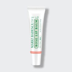 Rich, Rose-scented lip balm Formulated with a blend of Cocoa Butter, Shea Butter, Avocado Oil, Coconut Oil, Sweet Almond Oil, and Raspberry Seed Oil Melts into skin to deeply nourish and comfort dry lips Mario Badescu Lip Balm, Fresh Lip Balm, Lip Care Products, Scented Lip Balm, Rose Lip Balm, Rose Lip, Mario Badescu Skin Care, Raspberry Seeds, Raspberry Seed Oil