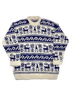 (eBay) Really heavy and durable hand-knitted wool sweater. 100% Pure Wool. Shoulder to shoulder - 70 cm ( 27.5). Knitted Christmas Sweater, Christmas Sweaters Men, Mens Christmas Sweater, 50s Sweater, Cute Christmas Sweaters, Christmas Sweater Pattern, Deer Sweater, Deer Winter, Gay Christmas