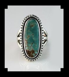 ad eBay - Find many great new & used options and get the best deals for Sterling and Chinese Turquoise Ring Size 6 1/2 at the best online prices at eBay! Free shipping for many products! Handcrafted Rings, Aqua Color, Turquoise Ring, The Stone, Ring Size