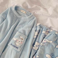 Sanrio Pyjama, Sanrio Pjs, Cinnamoroll Outfit, Cinnamoroll Things, Sanrio Characters Cinnamoroll, Kawaii Sleepwear, Sanrio Pajamas, Pajamas Kawaii, Pyjamas Cute