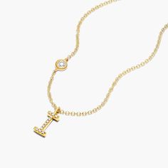 Our collection of dazzling diamond letter necklaces is the perfect way to carry your loved ones with you all the time. Available at 16,17, or 18 inches long, you can get a letter for everyone you love, starting with you! Initial I, Gold Initial, Letter Necklace, A Letter, Are You The One, Diamond Necklace, Loved Ones, Initials, For Everyone