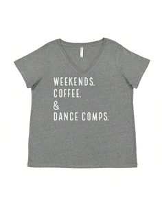 Perfect for dance enthusiasts!: Celebrate your passion for dance with our high-quality apparel, designed for dancers of all levels, from practice sessions to recitals and competitions. Show off your love for dance in style and comfort. Ideal for dance moms and performers: Whether you're cheering from the sidelines or taking the stage, our clothing line ensures you look and feel your best. From casual wear to performance outfits, our designs support every dance journey.



Our Slim Fit Ladies' V- Dance Shirts Ideas, Dance Team Shirts, Dance Comp, From The Sidelines, Dance Shirts, Performance Outfits, Dance Team, Shirts Ideas, Dance Teams