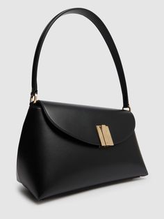 Find BALLY Ollam Pocket Leather Shoulder Bag on Editorialist. Height: 17cm Width: 27cm Depth: 12cm. Strap drop: 24cm. Fixed strap. Front flap with clasp closure. One back zip pocket. One internal pocket