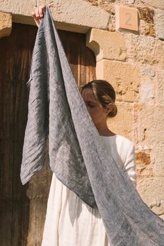 Material: 100 % stonewashed linen. Description: Oversized linen scarf will be a great addition to your fall wardrobe.Stonewashed, lightweight, and soft to a touch - a linen scarf will provide you warmth and comfort. Use it as a shawl or generous scarf. Made from the highest quality European linen, this scarf will last you for many years. Color: Chambray Blue. Size: 23" x 72". Made in Lithuania. Care Instructions: Machine wash, warm water. Handmade in small family owned factory in Lithuania. Ethi Fall Linen, Geothermal Energy, Luxury Inspiration, Linen Scarf, Linen Scarves, Ideal Wardrobe, Fall Scarves, Linen Color, Scarf For Women