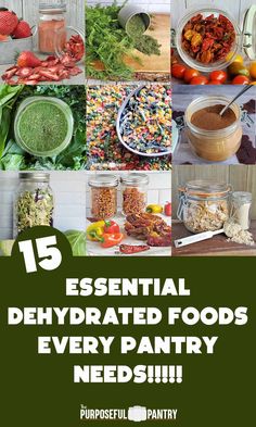 the top five essentials for dethydraated foods every pantry needs