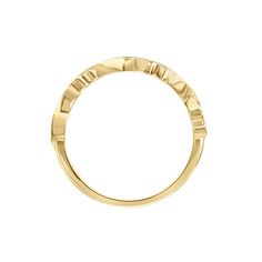 Designed with a lovely floral motif and adorned with diamond accents, this Love Always 10k gold anniversary ring is a beautiful symbol of your undying love.Click on this JEWELRY & WATCHES GUIDE to learn about fit, styles, materials and more! FEATURES Width: 2 mm Shank style: stackable Band fit: flat Metal: 10k gold Plating: rhodium Finish: milgrain Packaging: boxedDIAMOND DETAILS Total weight: less than 1/10 ct. Color grade: I-J Clarity: I3 Shape: round brilliant Setting: prong Gemstones may hav Elegant Stackable Signet Ring For Anniversary, Anniversary Diamond Initial Ring Stamped 14k, 14k Gold Rings With Decorative Round Band, Elegant Yellow Gold Engraved Ring With Diamond Accents, Elegant Engraved Yellow Gold Ring With Diamond Accents, 14k Gold Rings With Decorative Band, Yellow Gold Diamond Jewelry With Decorative Band, Elegant Gold Diamond Ring With Decorative Band, Yellow Gold Diamond Ring With Decorative Band