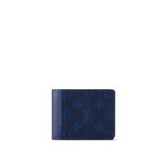 LOUIS VUITTON® - Multiple Wallet - Cobalt Designer Blue Bifold Wallets, Designer Blue Wallet For Formal Occasions, Designer Blue Wallets For Formal Occasion, Designer Blue Wallets For Business, Designer Blue Business Wallets, Designer Blue Bags With Card Slots, Blue Designer Bags With Card Slots, Luxury Blue Wallet For Formal Occasions, Luxury Wallet