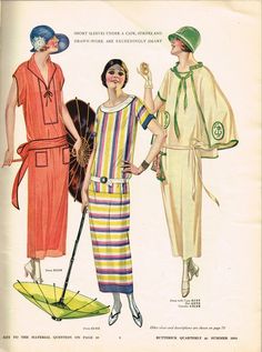 1920s Fashion Women, Fashion Illustration Vintage