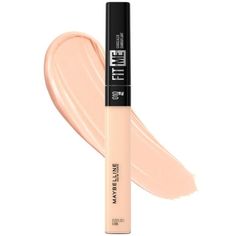 Maybelline Fit Me Liquid Concealer Makeup, Natural Coverage, Oil-Free, Fair, Skin looks perfected with this natural coverage liquid concealer. This oil-free concealer makeup formula works to conceal redness, flaws, and blemishes. Non-comedogenic, fragrance free, and formulated to match all skin tones from light to dark, Maybelline's Fit Me concealer stays fresh on skin all throughout the day. Dermatologist tested. Ophthalmologist tested. Packaging May Vary. Size: 0.23.  Color: Beige. Corrector Maybelline, Concealer Maybelline, Fit Me Concealer, Maybelline Concealer, Maybelline Fit Me Concealer, Liquid Oil, How To Apply Concealer, Maybelline Makeup, Best Concealer