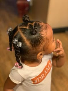 52 Stunning & Easy Toddler Hairstyles For Black Girls To Try - Happily Curly Hair Styles For Toddlers Black Hair, Easy Toddler Hairstyles Black, Short Toddler Hairstyles Black, Black Babies Hairstyles Infant, Toddler Hairstyles Girl Black, Short Toddler Hairstyles, Black Toddler Hairstyles Girl, Quick Toddler Hairstyles Black, Baby Braid Styles