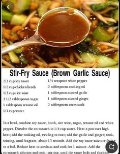 Chinese Brown Sauce Recipe Easy, Hibachi Brown Sauce, Asian Zing Sauce Recipes, Brown Garlic Sauce, Easy Asian Dishes, Stir Fry Sauce Easy, Homemade Stir Fry Sauce, Stir Fry Sauce Recipe, Asian Sauce