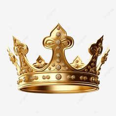 crown clipart white background 3d crown king crown png King Background, 3d Crown, Crown Clipart, 3d Png