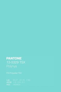 the pantone logo is shown on a blue background with white letters and an image of a