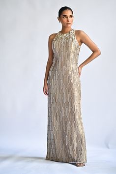 Madeleine – Sania Maskatiya International Embellished Evening Dress With Maxi Length, Luxury Embellished Gown, Luxury Embellished Long Gown, Embellished Long Evening Dress, Elegant Hand Embellished Floor-length Gown, Elegant Floor-length Hand Embellished Gown, Luxury Evening Dress For Festive Occasions, Hand Embellished Maxi Evening Dress For Gala, Glamorous Silk Maxi Dress With Fitted Bodice