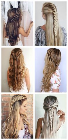 Inspiración de peinados con trenzas para llevar todos los días Trendy Braided Hairstyles, Braided Hairstyles For Long Hair, 40 Hairstyles, Creative Hairstyles, Trending Hairstyles, Hairstyles For Long Hair