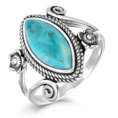 PRICES MAY VARY. Elegant 925 Sterling Silver: This ring is meticulously crafted from high-quality 925 Sterling Silver, ensuring durability and a sophisticated appearance that complements any style. anti-allergic,never fade, no rust. FIVE SIZE – Our Turquoise ring is suitable for women,girls,Size from 5 to 9 to Fit to You Finger Perfectly.– No special tools needed, – Intricately carved and oxidized by hand, so every detail is clear and vivid. Stunning Turquoise Gemstone: Adorned with a vibrant 15 Turquoise Spiritual Jewelry For Anniversary, Spiritual Turquoise Jewelry For Anniversary, Spiritual Turquoise Ring, Fine Jewelry Turquoise Birthstone Ring, Turquoise Anniversary Ring, Handmade Turquoise Ring, Rings Vintage Boho, Real Turquoise Jewelry, Different From Others