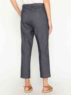 Women's Westport Pant in Indigo Indigo Pants, Vintage Safari, Indigo Fabric, Satin Pants, Utility Pants, Leg Cuffs, Faux Leather Leggings, Italian Fabric, Pocket Pants