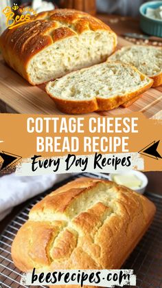 🥖✨ Delicious Cottage Cheese Bread Recipe – Fluffy, Protein-Packed, & Irresistibly Good! ✨🥖 #CottageCheeseBread #HomemadeBread #CheesyBread #ProteinBread #BakingAtHome #HealthyBreads #BreadLovers #FreshBaked #BreadRecipe #BeesRecipes Banana Bread Recipe Cottage Cheese, Home Made Bread Healthy, Gf Cottage Cheese Bread, Protein Garlic Bread, Cottage Cheese Bread No Yeast, Bread Recipes With Eggs, Gut Healthy Bread Recipe, Whole Wheat Cottage Cheese Bread, Dilly Bread Recipe Cottage Cheese