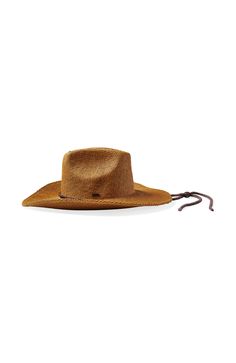 A classic Western with added sun protection. The Austin Straw Cowboy hat is an ultra-breathable, lightweight hat with Western style. It’s crafted sun-protective artisanal straw in a medium structured weave that retains its shape. The brim features a classic side roll topped with a cotton drawcord so you can wear it on your neck or secure your fit. 100% artisanal straw Medium stiffness Side roll brim Cattleman crown Internal elastic sweatband Cotton drawcord with wood bead adjuster Metal headwear Casual Brown Hats With Uv Protection, Western Toquilla Straw Hat For Travel, Western Style Toquilla Straw Travel Hat, Western Style Woven Toquilla Straw Sun Hat, Classic Brown Sun Hat For The Beach, Classic Brown Sun Hat For Beach, Casual Brown Hat With Uv Protection, Woven Curved Brim Hats For Rodeo, Woven Hats With Curved Brim For Rodeo