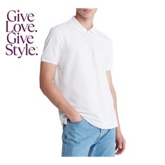 in stock Classic Calvin Klein Short Sleeve T-shirt, Classic Calvin Klein Cotton Tops, Fitted Calvin Klein Short Sleeve T-shirt, Casual Calvin Klein Collared Top, Calvin Klein Casual Collared Top, Casual Collared Tops By Calvin Klein, Casual Calvin Klein Collared Shirt, Fitted Calvin Klein Casual Shirt, Fitted Casual Calvin Klein Shirt