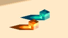 an image of a blue bird sitting on top of a piece of wood in pixel art style