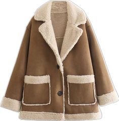 Stylish Winter Clothes, Faux Shearling Jacket, Perfect Coat, Country Fashion, Classic Aesthetic, Stylish Coat, Winter Chic, Fleece Coat, Winter Mode